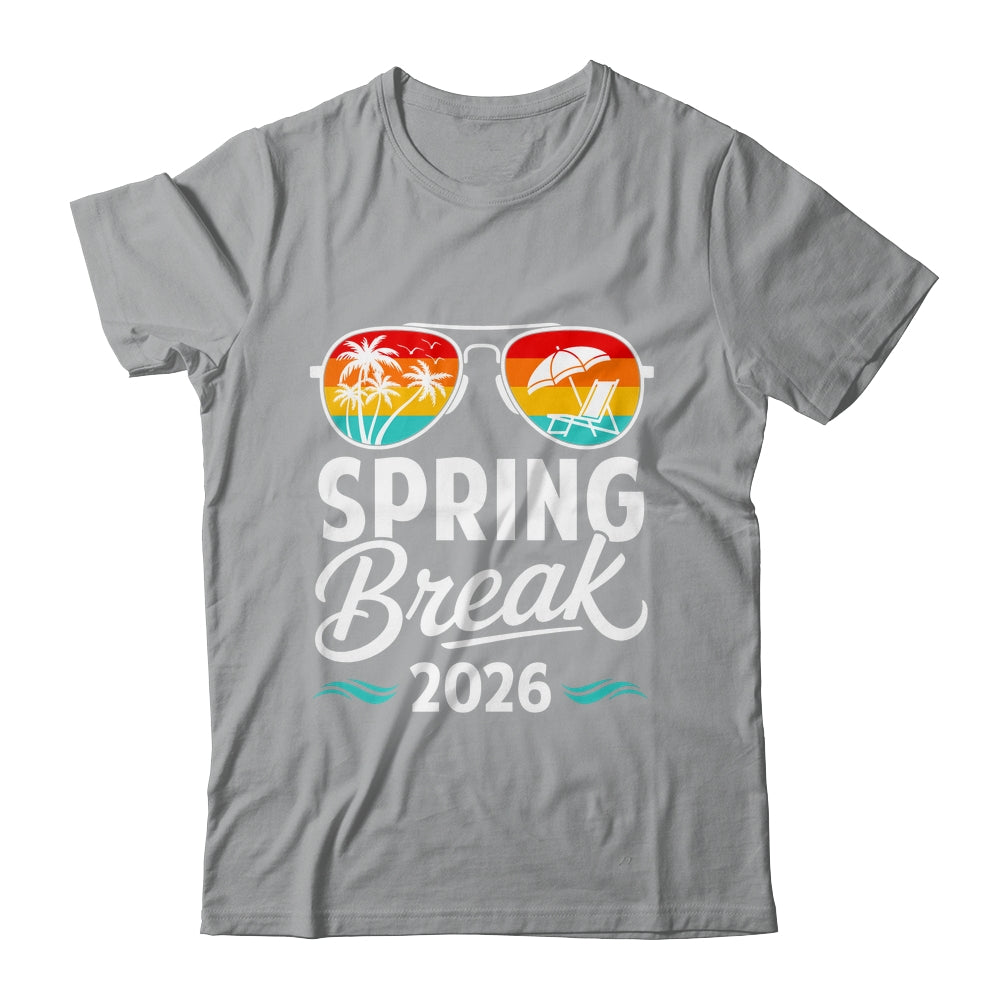 Spring Break 2026 Funny Men Women Kids Vacation Matching Shirt & Tank Top | teecentury
