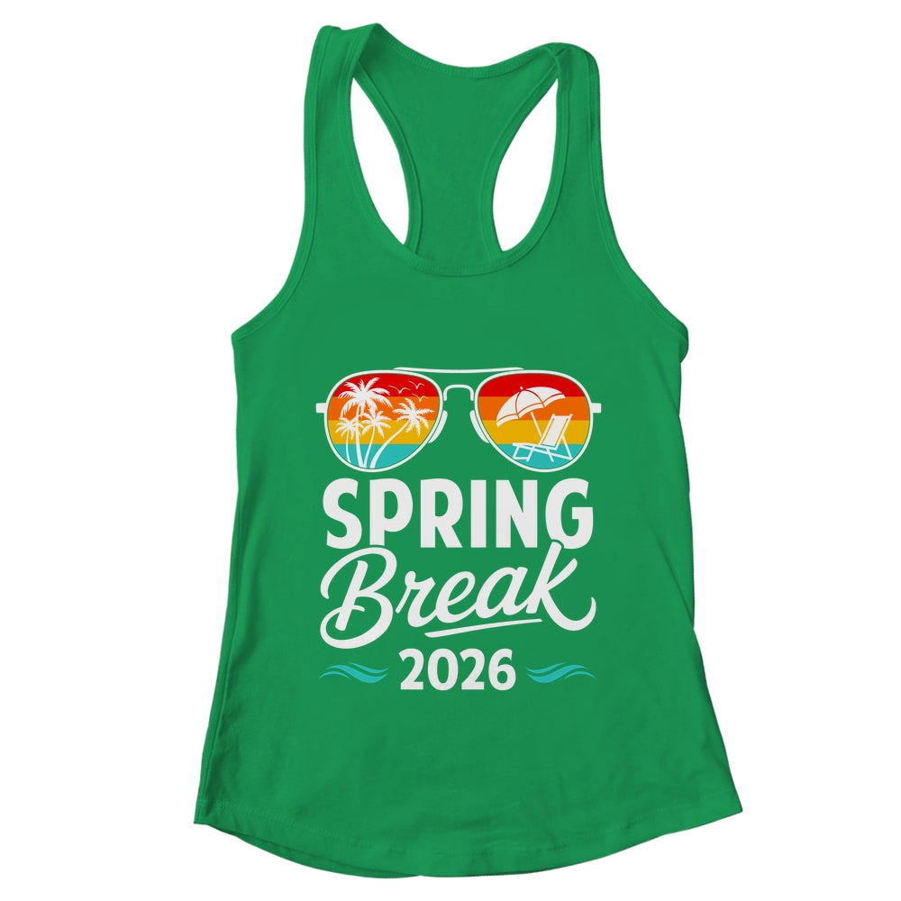 Spring Break 2026 Funny Men Women Kids Vacation Matching Shirt & Tank Top | teecentury