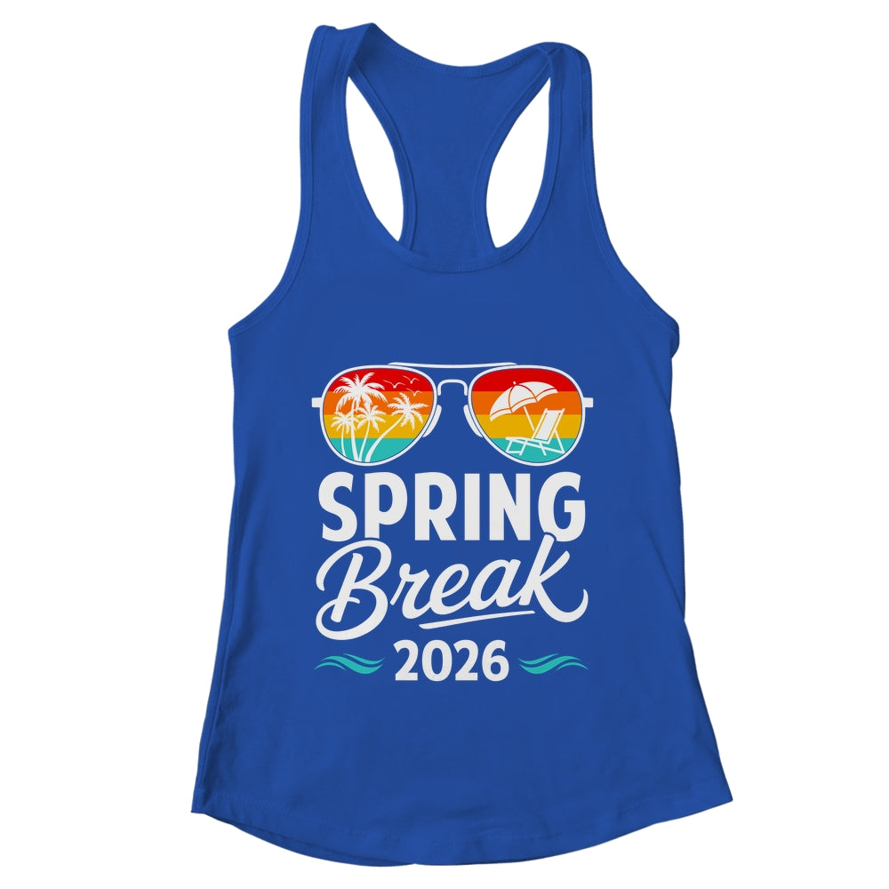 Spring Break 2026 Funny Men Women Kids Vacation Matching Shirt & Tank Top | teecentury