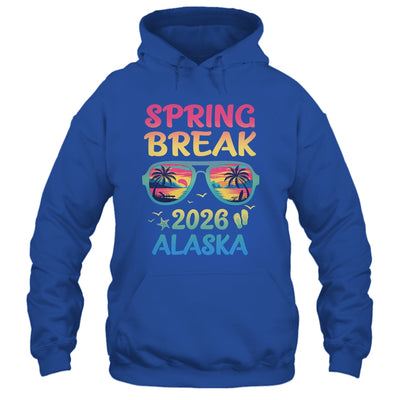 Spring Break Alaska 2026 Vacation Trip Sunglasses Shirt & Tank Top | teecentury