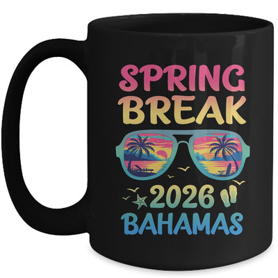 Spring Break Bahamas 2026 Vacation Trip Sunglasses Mug | teecentury