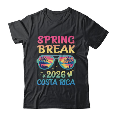Spring Break Costa Rica 2026 Vacation Trip Sunglasses Shirt & Tank Top | teecentury