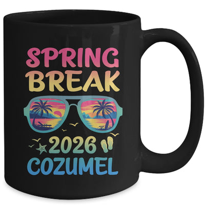 Spring Break Cozumel 2026 Vacation Trip Sunglasses Mug | teecentury