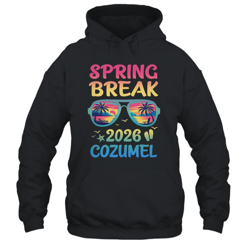Spring Break Cozumel 2026 Vacation Trip Sunglasses Shirt & Tank Top | teecentury