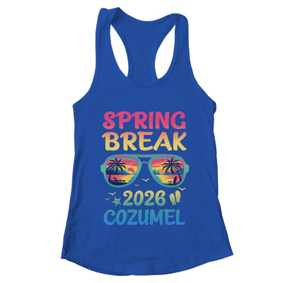 Spring Break Cozumel 2026 Vacation Trip Sunglasses Shirt & Tank Top | teecentury
