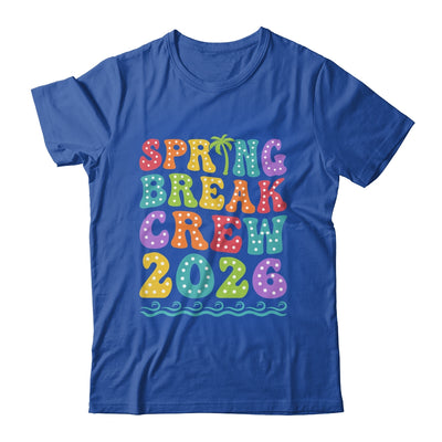 Spring Break Crew 2026 Matching Family Group Vacation Trip Shirt & Tank Top | teecentury