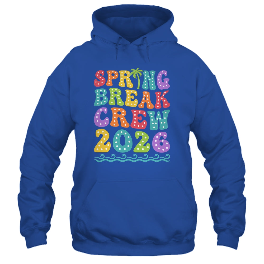 Spring Break Crew 2026 Matching Family Group Vacation Trip Shirt & Tank Top | teecentury