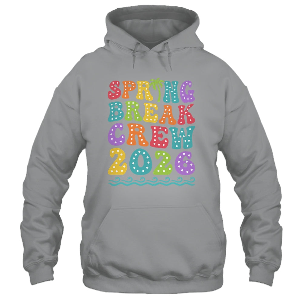 Spring Break Crew 2026 Matching Family Group Vacation Trip Shirt & Tank Top | teecentury