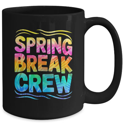 Spring Break Crew Retro Groovy 2025 Kids Boys Girls Mug | teecentury