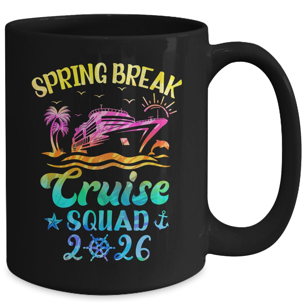 Spring Break Cruise Squad 2026 Family Trip Vacation Matching Mug | teecentury