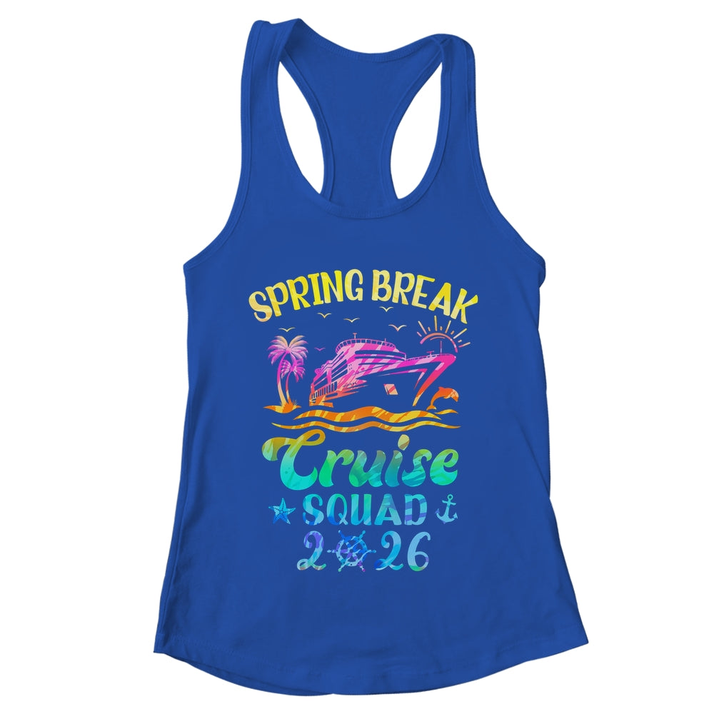 Spring Break Cruise Squad 2026 Family Trip Vacation Matching Shirt & Tank Top | teecentury
