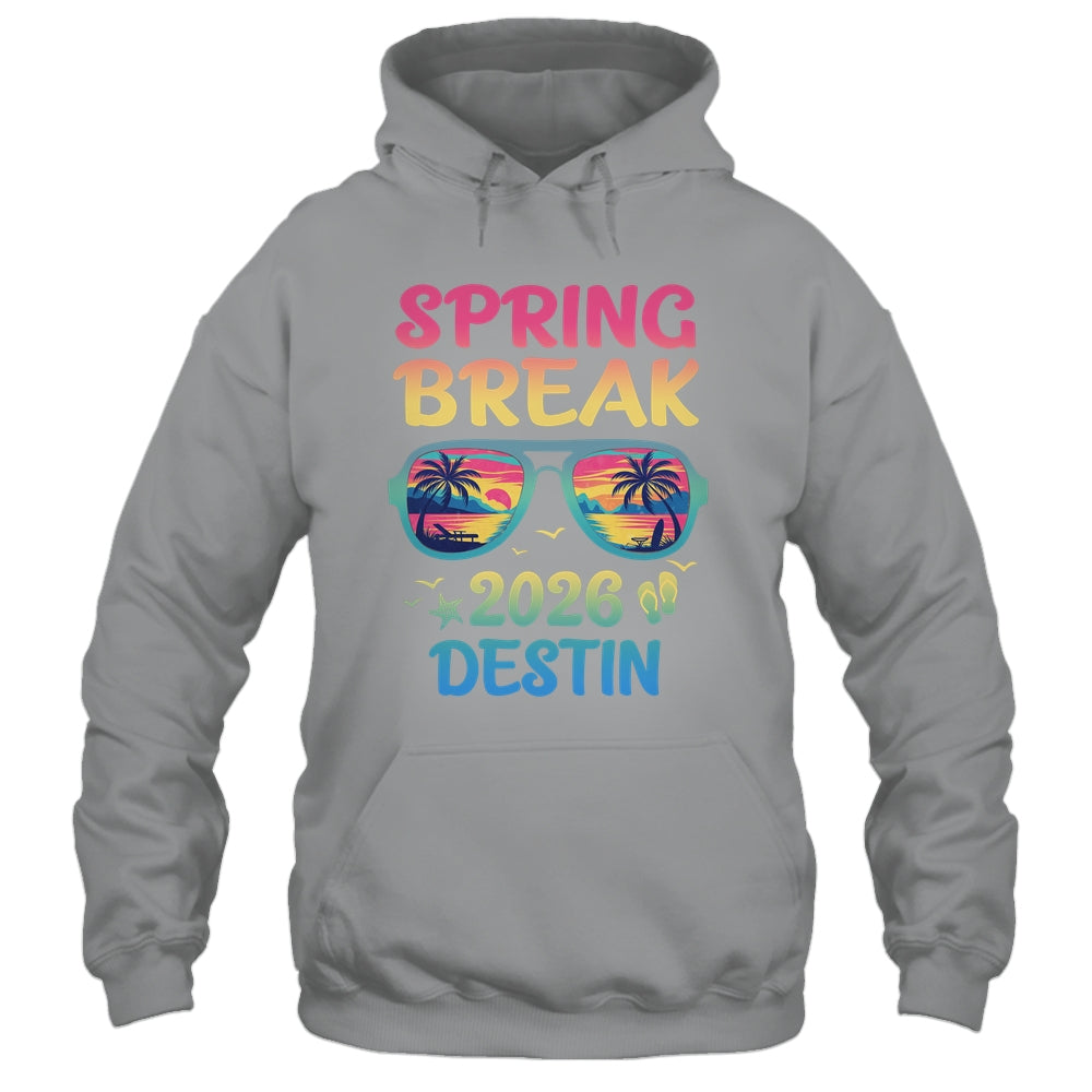 Spring Break Destin 2026 Vacation Trip Sunglasses Shirt & Tank Top | teecentury