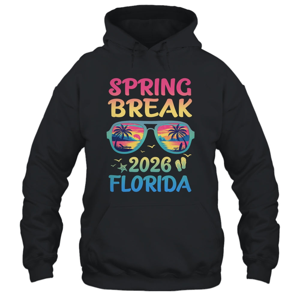 Spring Break Florida 2026 Vacation Trip Sunglasses Shirt & Tank Top | teecentury