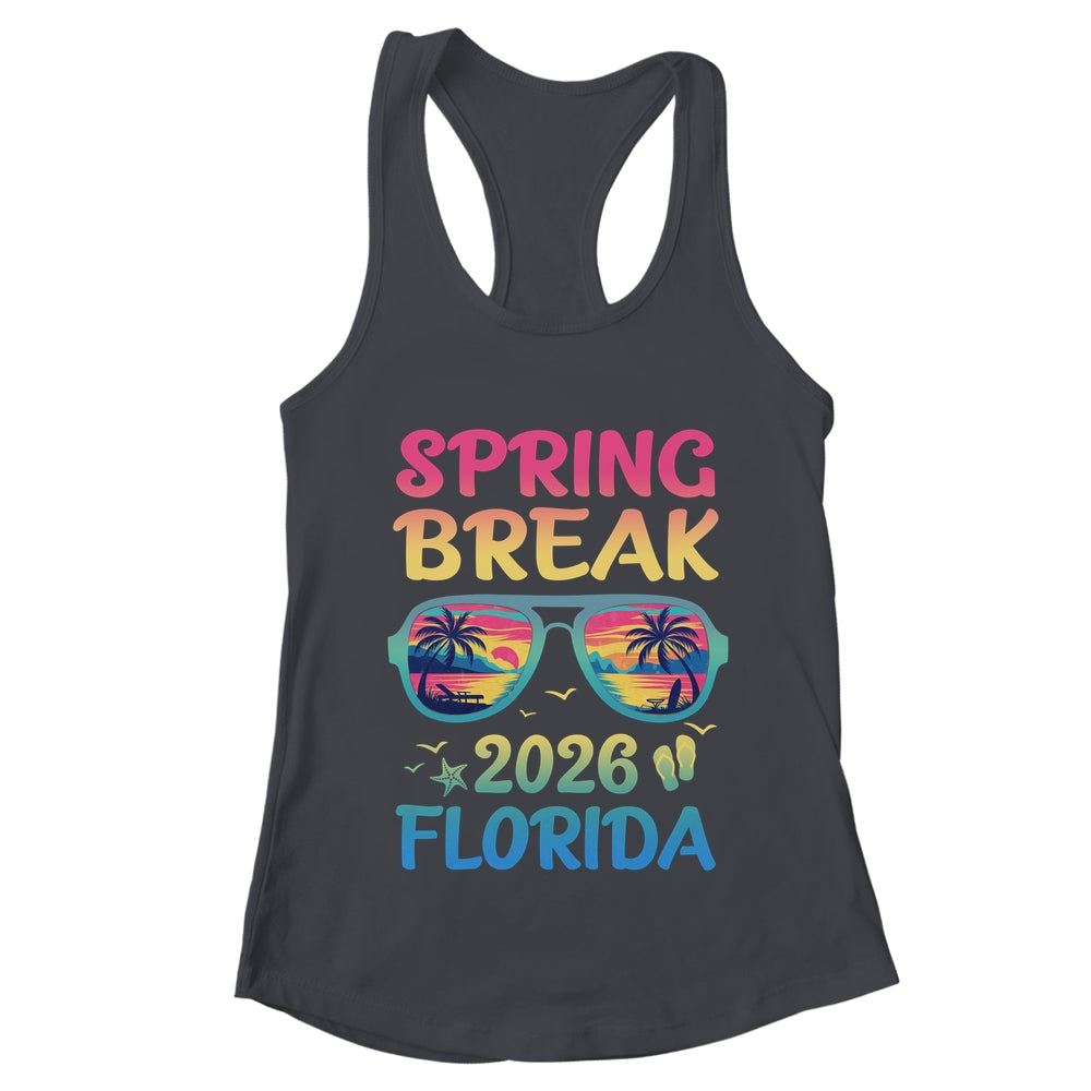 Spring Break Florida 2026 Vacation Trip Sunglasses Shirt & Tank Top | teecentury