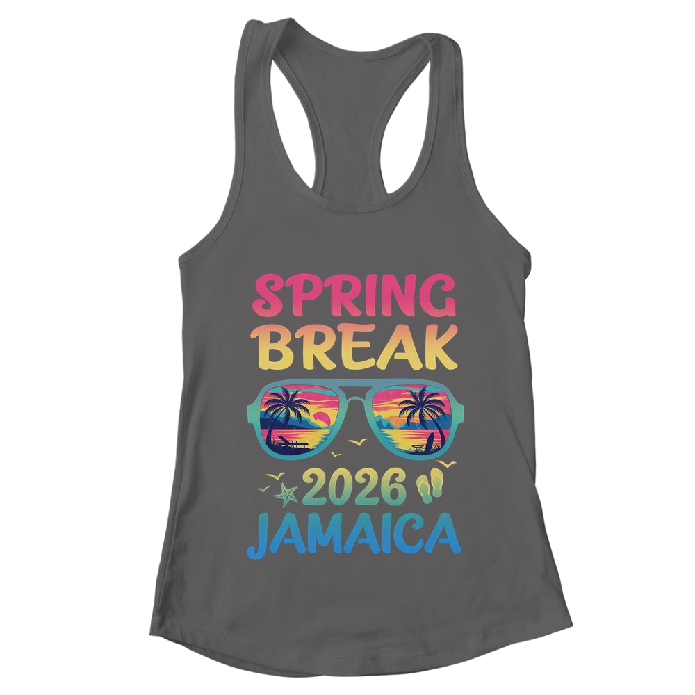 Spring Break Jamaica 2026 Vacation Trip Sunglasses Shirt & Tank Top | teecentury