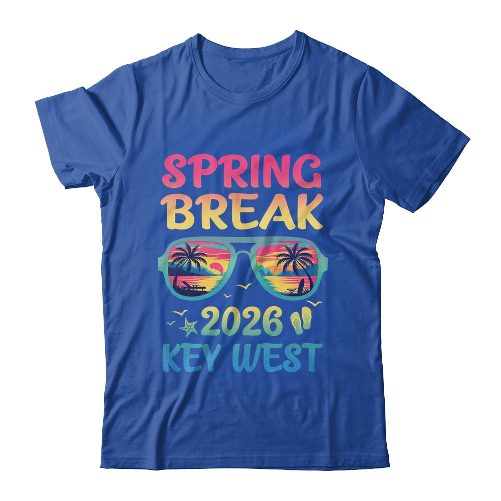 Spring Break Key West 2026 Vacation Trip Sunglasses Shirt & Tank Top | teecentury