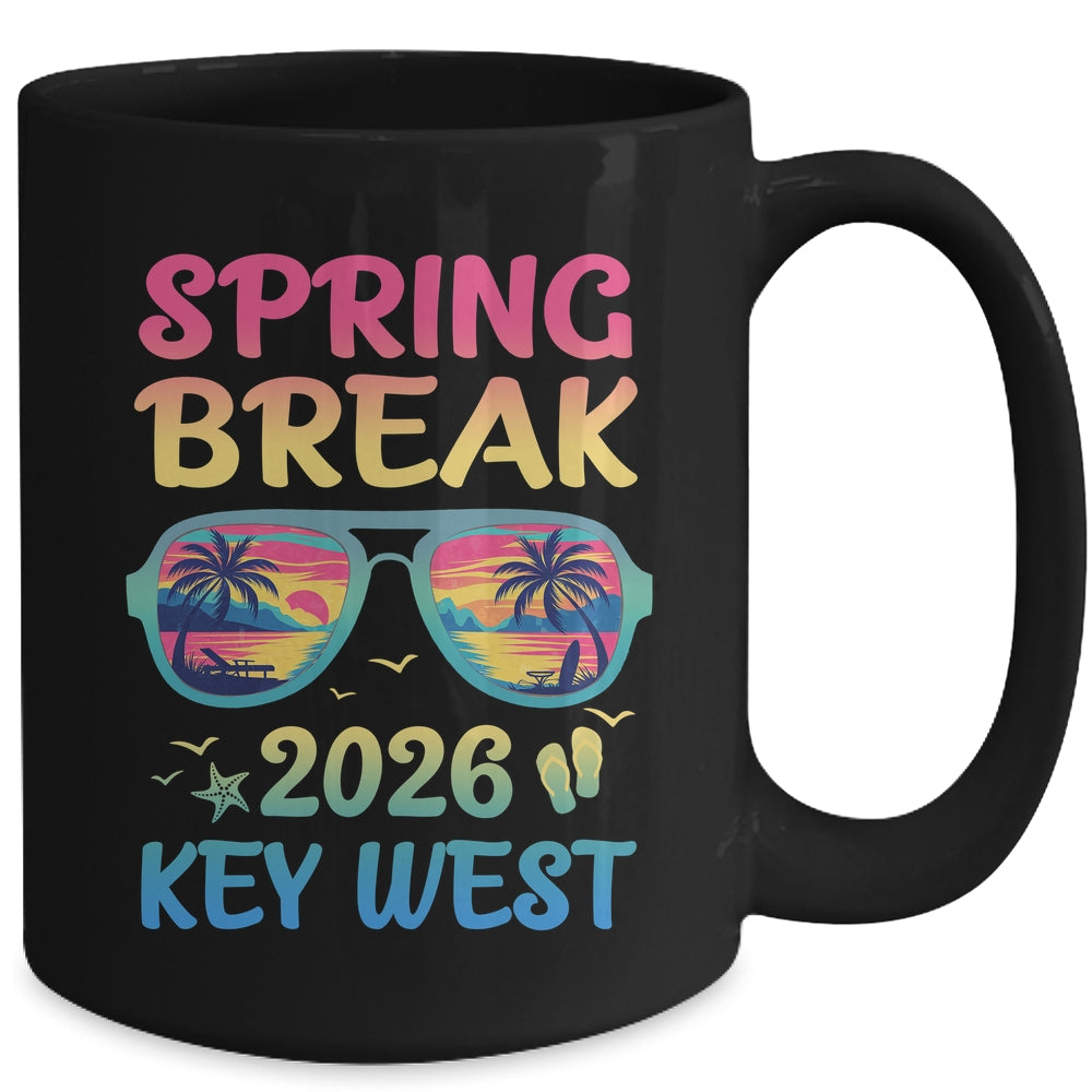 Spring Break Key West 2026 Vacation Trip Sunglasses Mug | teecentury