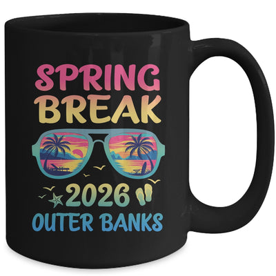 Spring Break Outer Banks 2026 Vacation Trip Sunglasses Mug | teecentury
