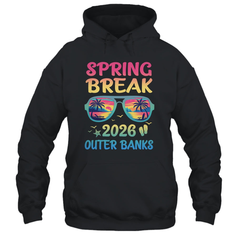 Spring Break Outer Banks 2026 Vacation Trip Sunglasses Shirt & Tank Top | teecentury