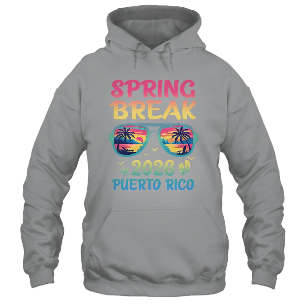 Spring Break Puerto Rico 2026 Vacation Trip Sunglasses Shirt & Tank Top | teecentury