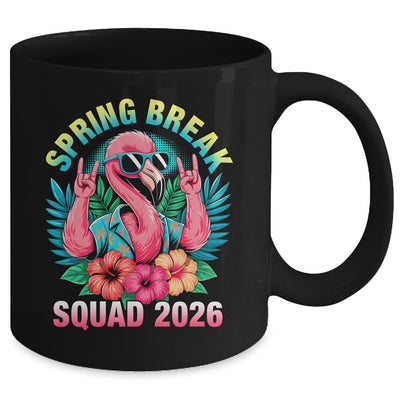 Spring Break Squad 2026 Flamingo Funny Matching Trip Mug | teecentury