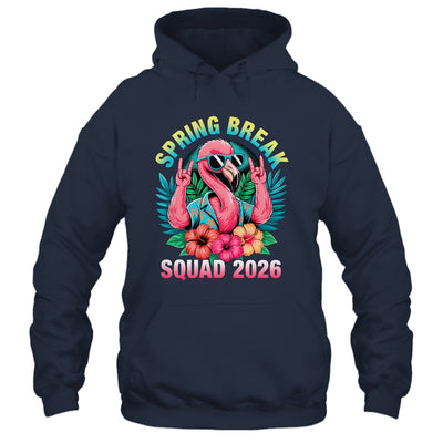 Spring Break Squad 2026 Flamingo Funny Matching Trip Shirt & Tank Top | teecentury