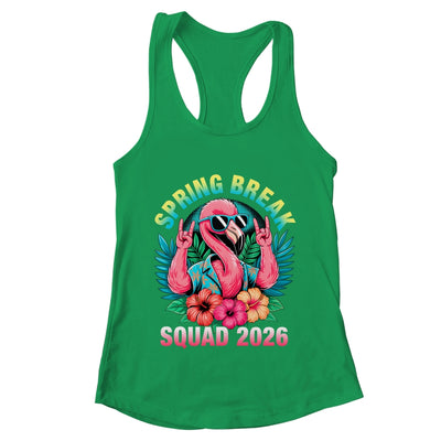 Spring Break Squad 2026 Flamingo Funny Matching Trip Shirt & Tank Top | teecentury