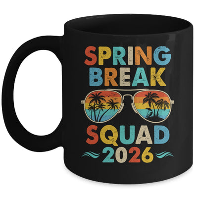 Spring Break Squad 2026 Funny Vintage Family Vacation Group Mug | teecentury