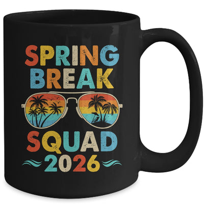 Spring Break Squad 2026 Funny Vintage Family Vacation Group Mug | teecentury