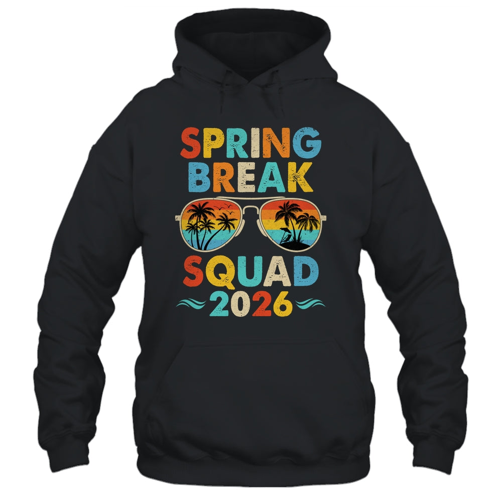 Spring Break Squad 2026 Funny Vintage Family Vacation Group Shirt & Tank Top | teecentury