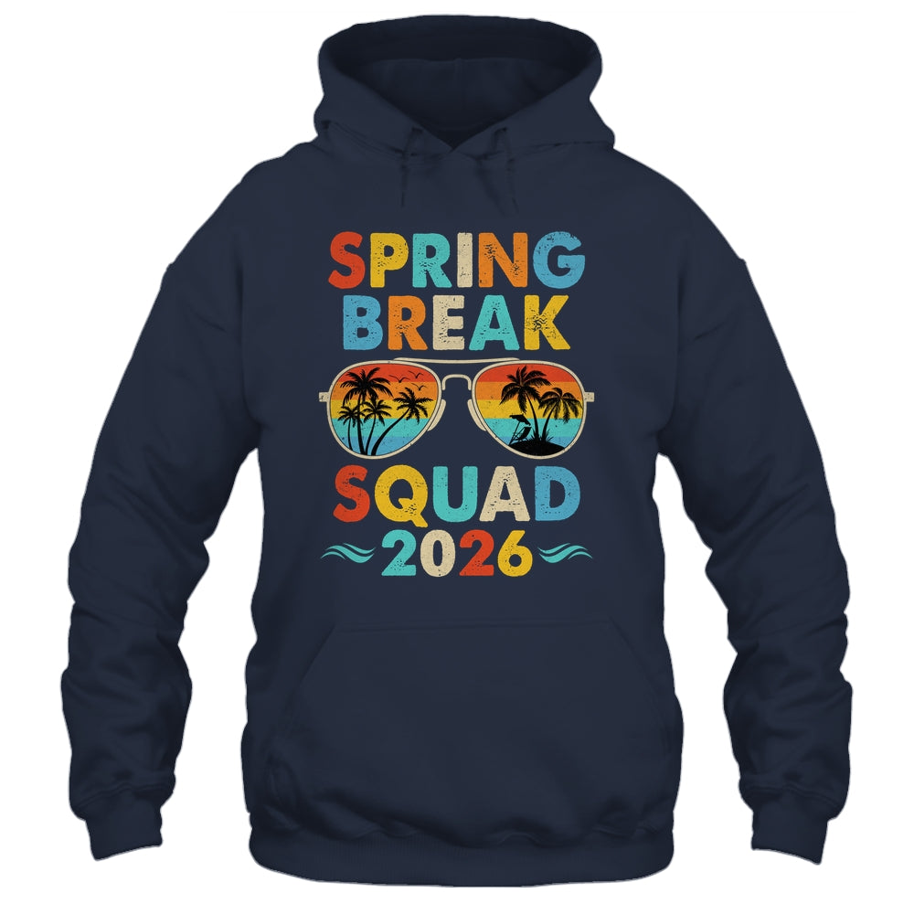 Spring Break Squad 2026 Funny Vintage Family Vacation Group Shirt & Tank Top | teecentury