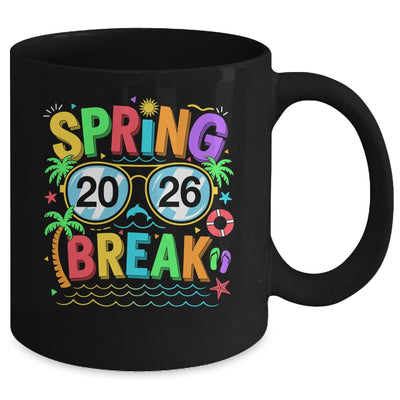 Spring Break Squad Vintage 2026 Florida Cool Sunglasses Mug | teecentury