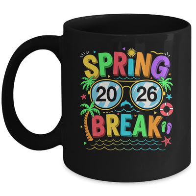 Spring Break Squad Vintage 2026 Florida Cool Sunglasses Mug | teecentury