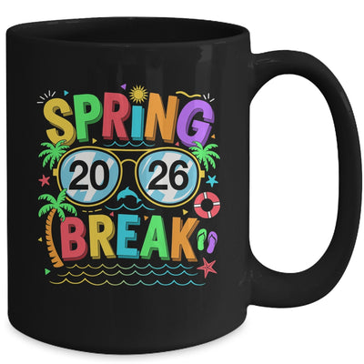 Spring Break Squad Vintage 2026 Florida Cool Sunglasses Mug | teecentury