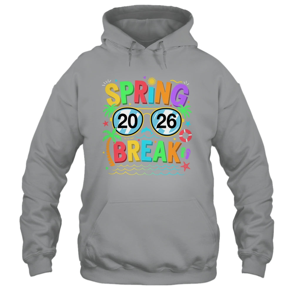 Spring Break Squad Vintage 2026 Florida Cool Sunglasses Shirt & Tank Top | teecentury