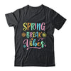 Spring Break Vibes Funny Spring Break Teacher Floral Pattern Shirt & Tank Top | teecentury