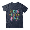Spring Break Vibes Funny Spring Break Teacher Floral Pattern Shirt & Tank Top | teecentury