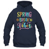 Spring Break Vibes Funny Spring Break Teacher Floral Pattern Shirt & Tank Top | teecentury