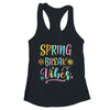 Spring Break Vibes Funny Spring Break Teacher Floral Pattern Shirt & Tank Top | teecentury