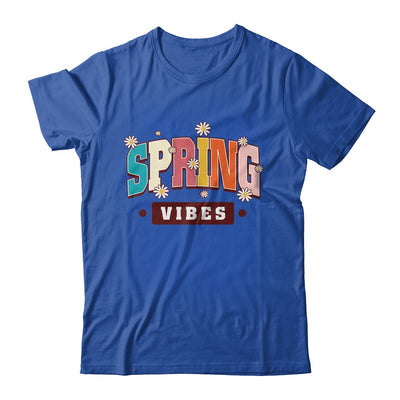 Spring Vibes Hello Spring Flowers Floral Happy Easter Shirt & Tank Top | teecentury
