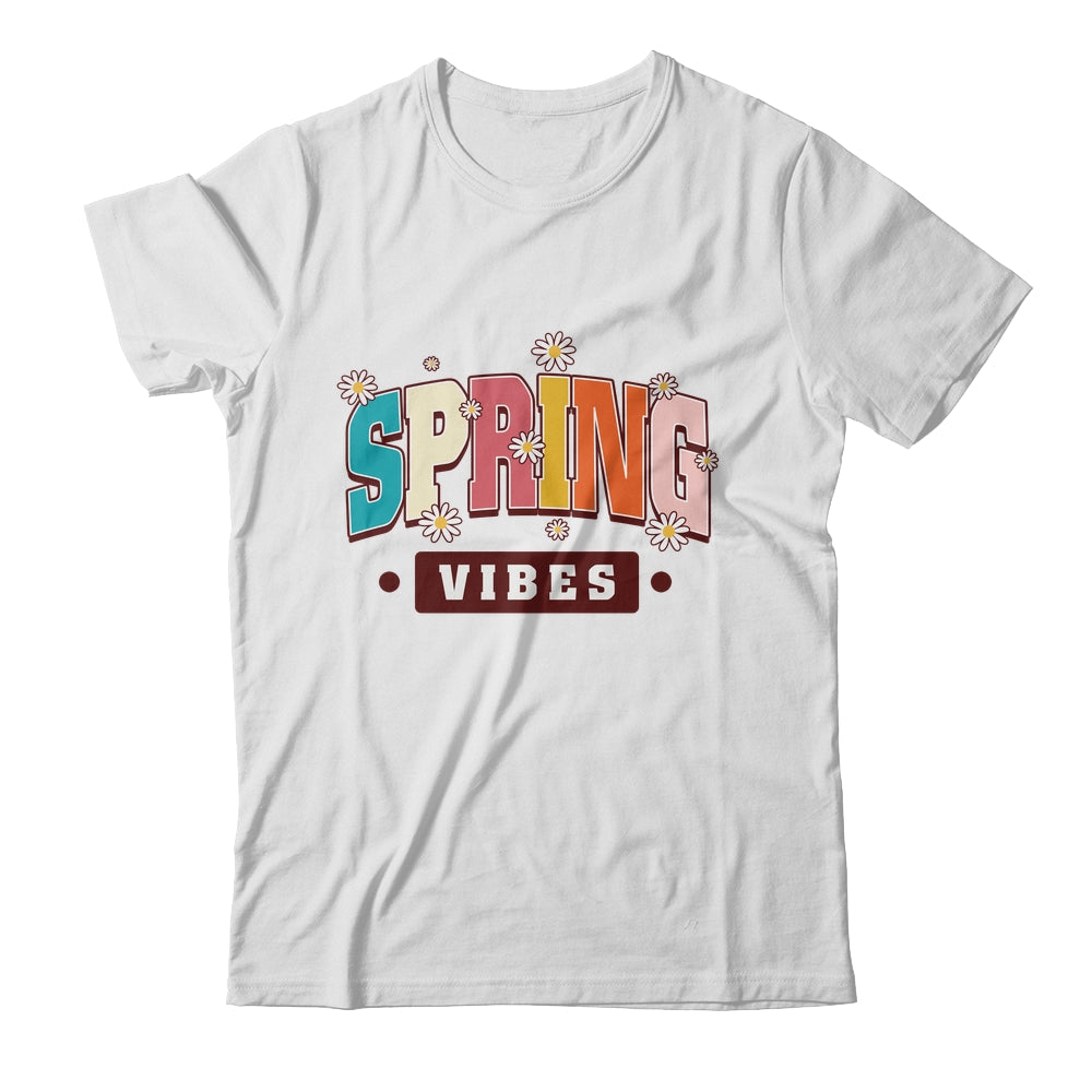 Spring Vibes Hello Spring Flowers Floral Happy Easter Shirt & Tank Top | teecentury