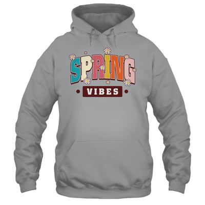 Spring Vibes Hello Spring Flowers Floral Happy Easter Shirt & Tank Top | teecentury