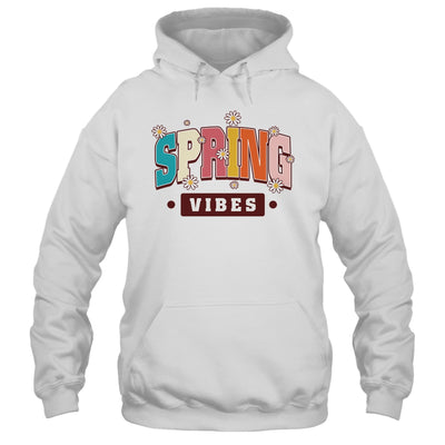 Spring Vibes Hello Spring Flowers Floral Happy Easter Shirt & Tank Top | teecentury