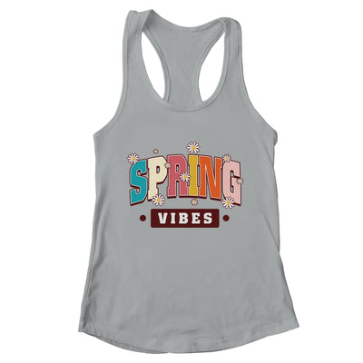 Spring Vibes Hello Spring Flowers Floral Happy Easter Shirt & Tank Top | teecentury