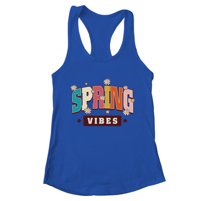 Spring Vibes Hello Spring Flowers Floral Happy Easter Shirt & Tank Top | teecentury
