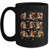 Squirrels Christmas Lights Decor Funny Squirrel Lover Xmas Mug | teecentury