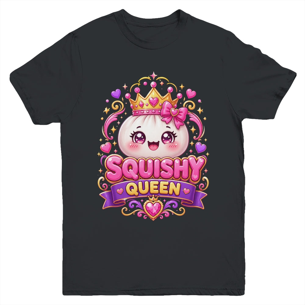 Squishy Queen Dumpling Kawaii Pastel Anime Birthday Girl Youth Shirt | teecentury