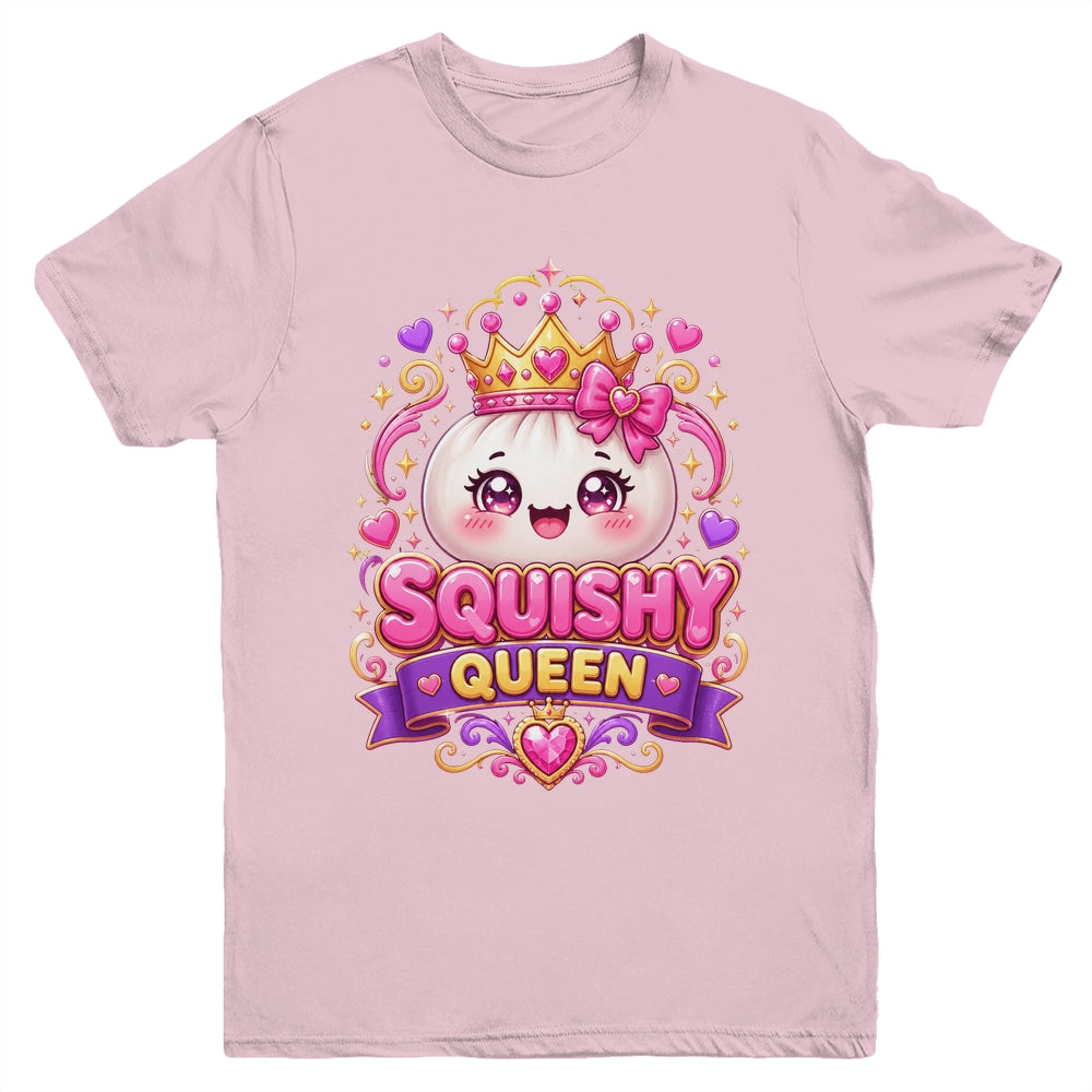 Squishy Queen Dumpling Kawaii Pastel Anime Birthday Girl Youth Shirt | teecentury