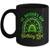 St Patrick's Day Birthday Girl Fun Green Shamrock Rainbow Mug | teecentury