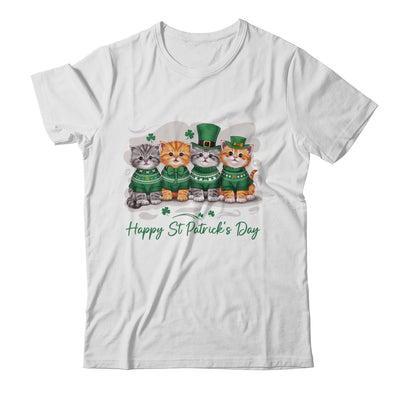 St Patrick's Day Cats Lucky Cat Festive Irish Cute Shamrocks Shirt & Sweatshirt | teecentury